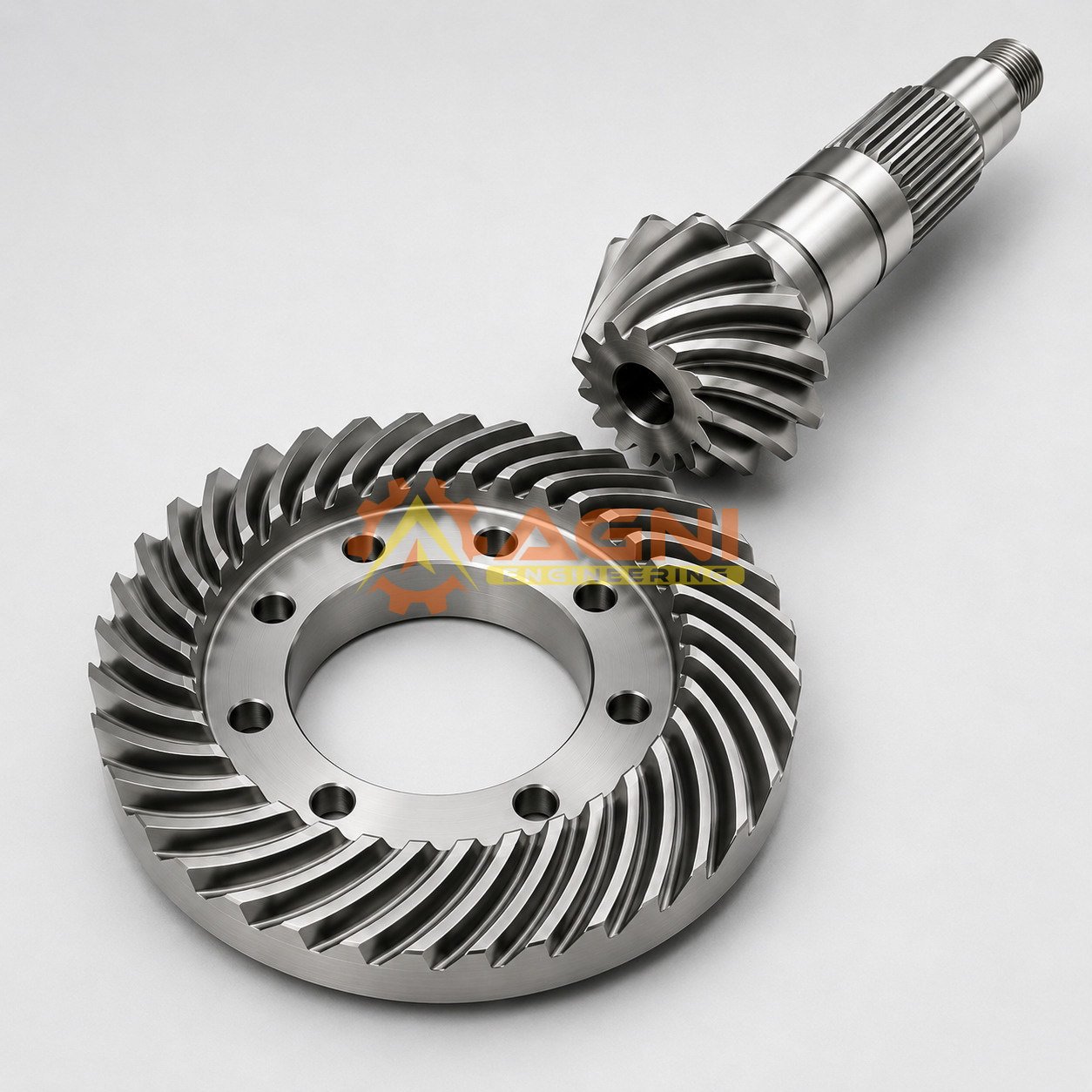 Carbon steel spiral bevel gear Carbon steel spiral bevel gear