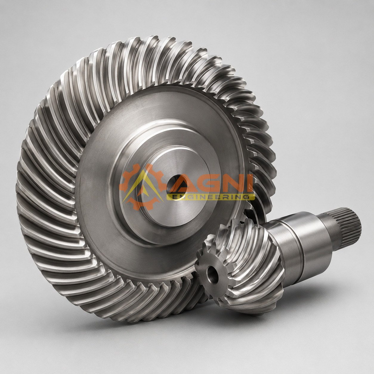 Spiral bevel gear for cement plant machinery Spiral bevel gear for cement plant machinery