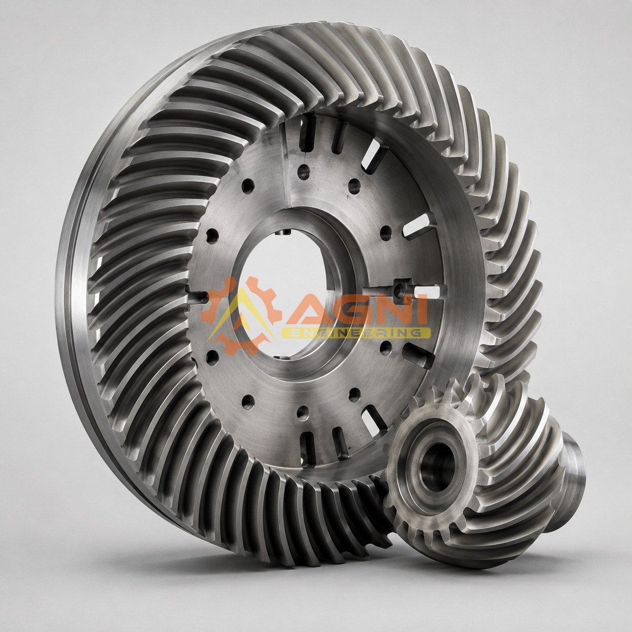 Spiral bevel gear for heavy engineering machinery Spiral bevel gear for heavy engineering machinery