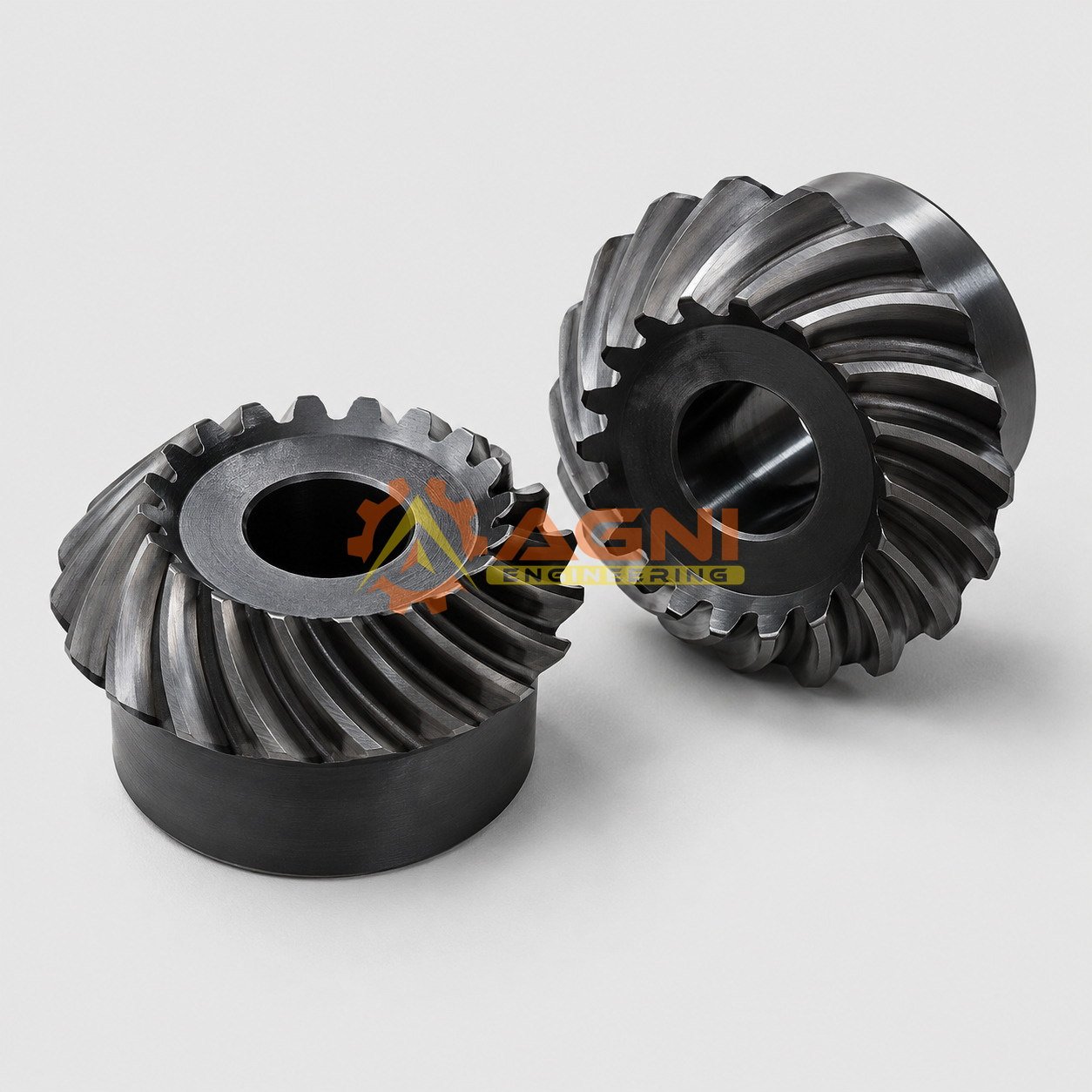 Precision spiral bevel gear for a machine tool drive Precision spiral bevel gear for a machine tool drive